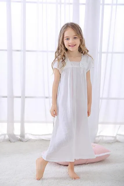 2019 new model princess sleepwear for girls nightgown for children girls sleepwear