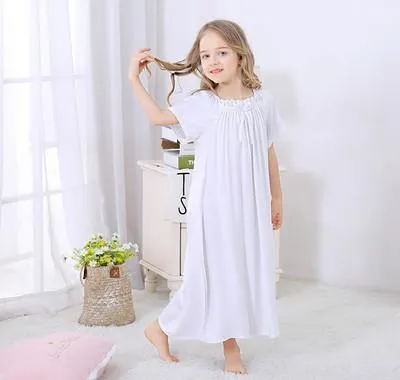 2019 new model princess sleepwear for girls nightgown for children girls sleepwear