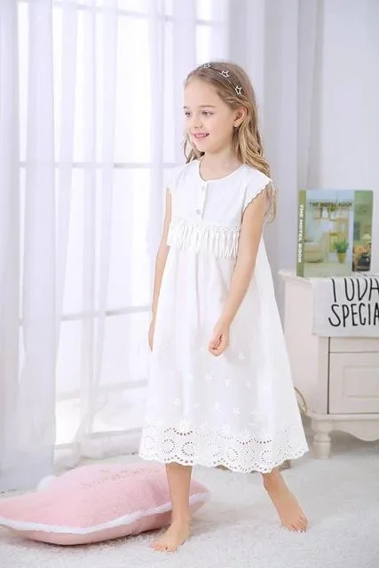 2019 new model princess sleepwear for girls nightgown for children girls sleepwear
