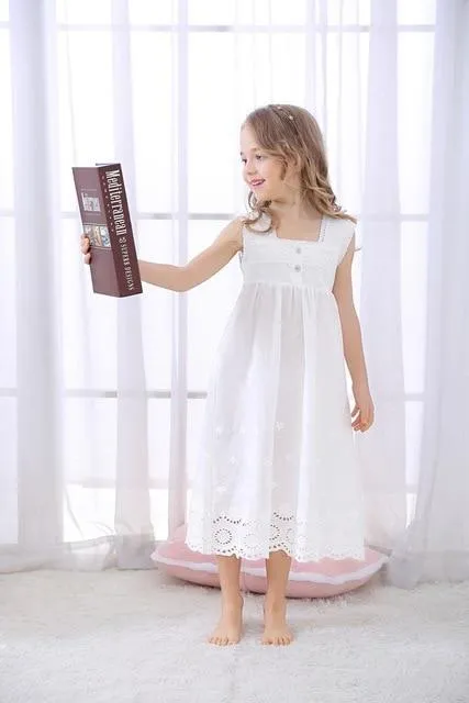 2019 new model princess sleepwear for girls nightgown for children girls sleepwear