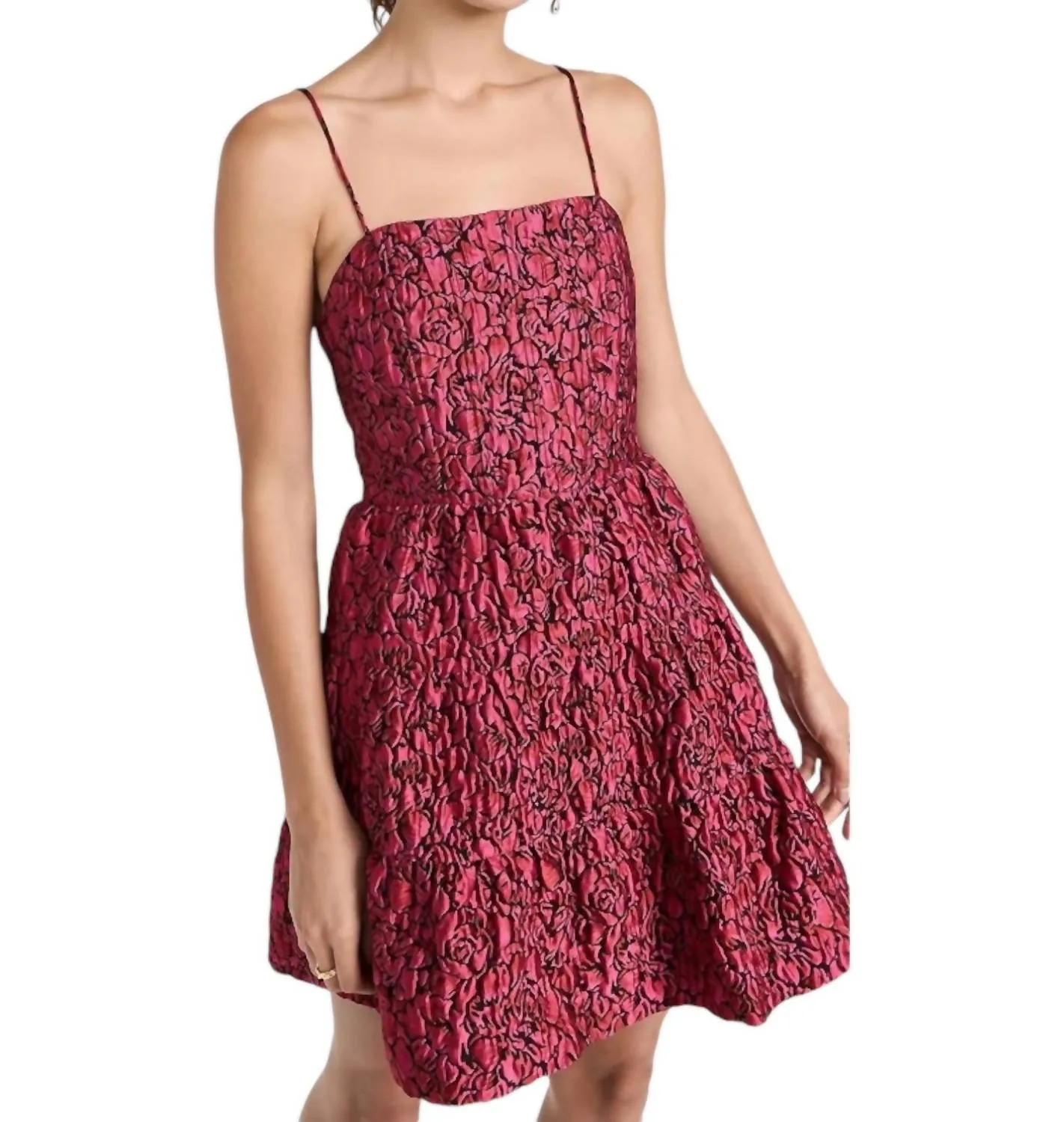 Alice   Olivia - Jamila Tiered Mini Dress