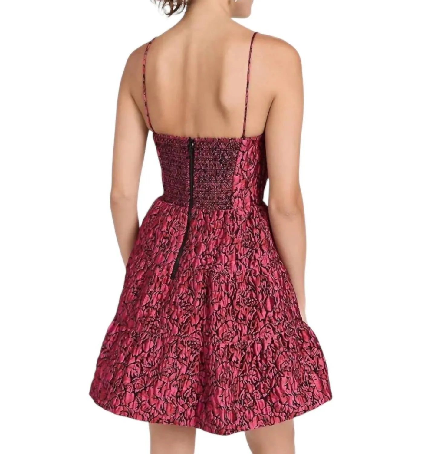 Alice   Olivia - Jamila Tiered Mini Dress