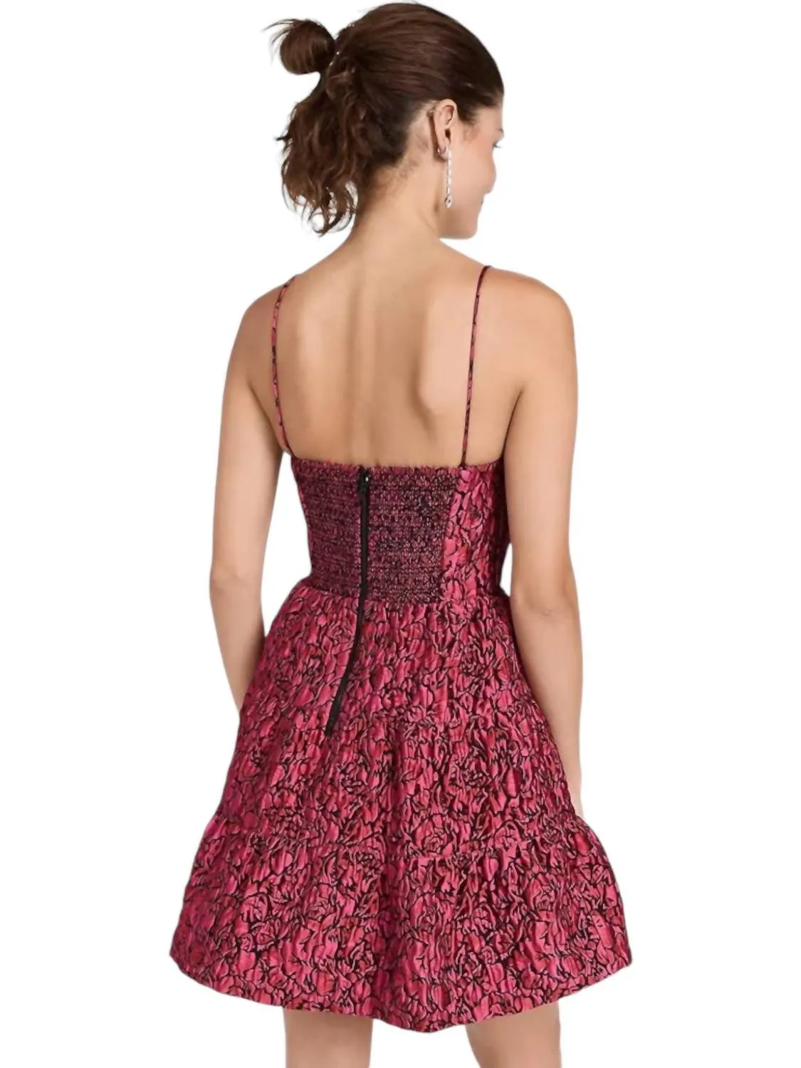 Alice   Olivia - Jamila Tiered Mini Dress