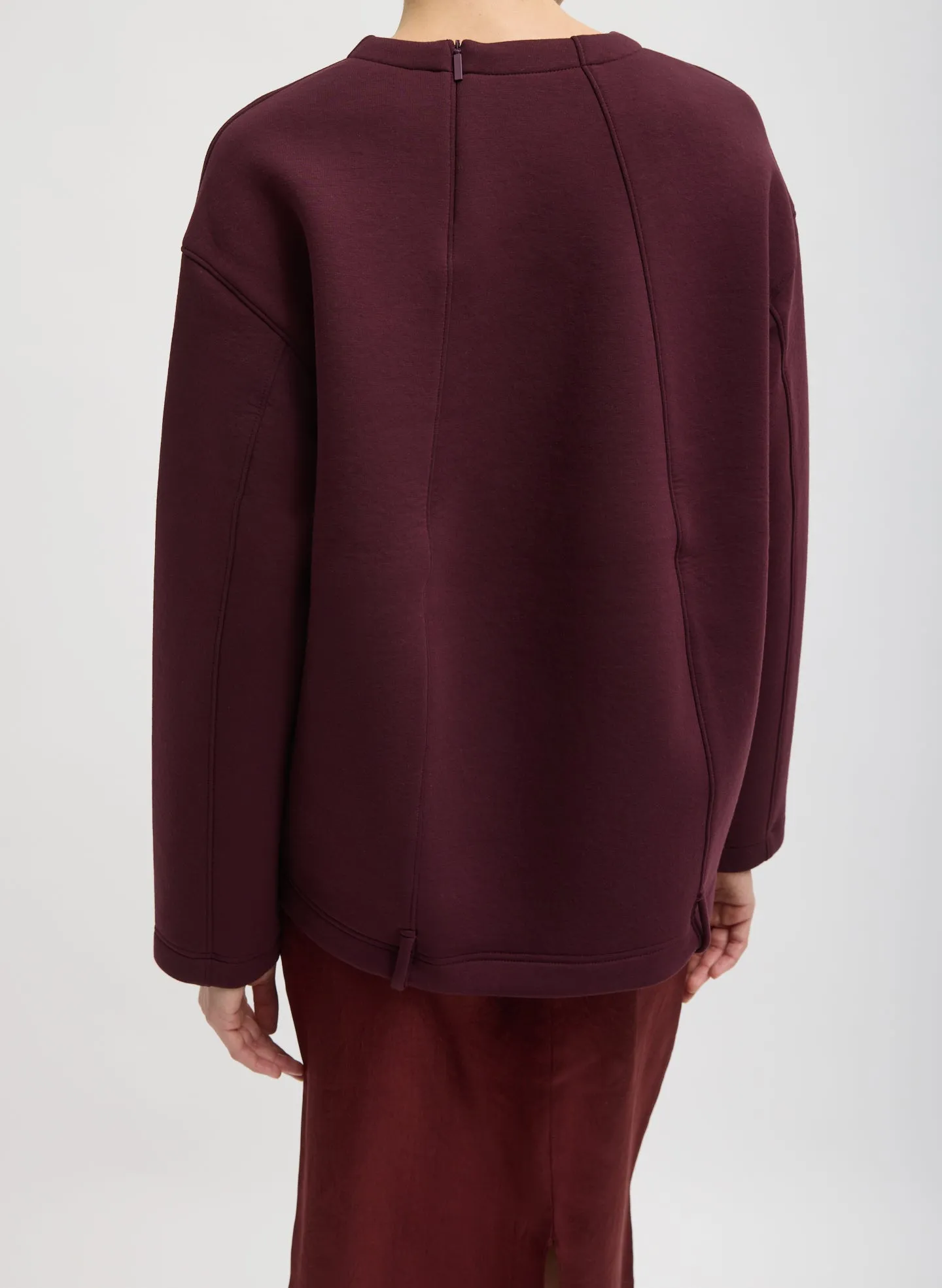 Bonded Viscose Easy V-Neck