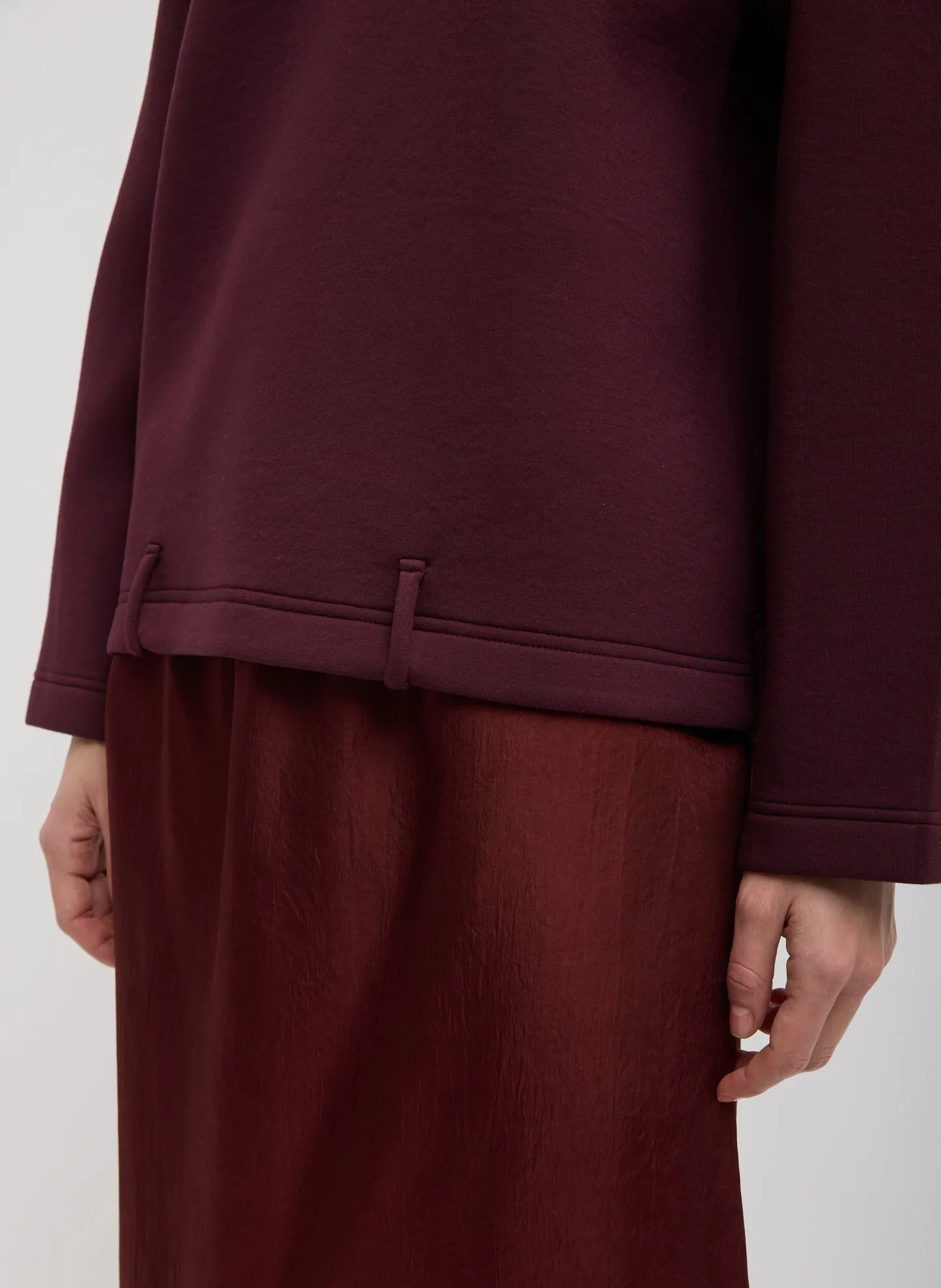 Bonded Viscose Easy V-Neck