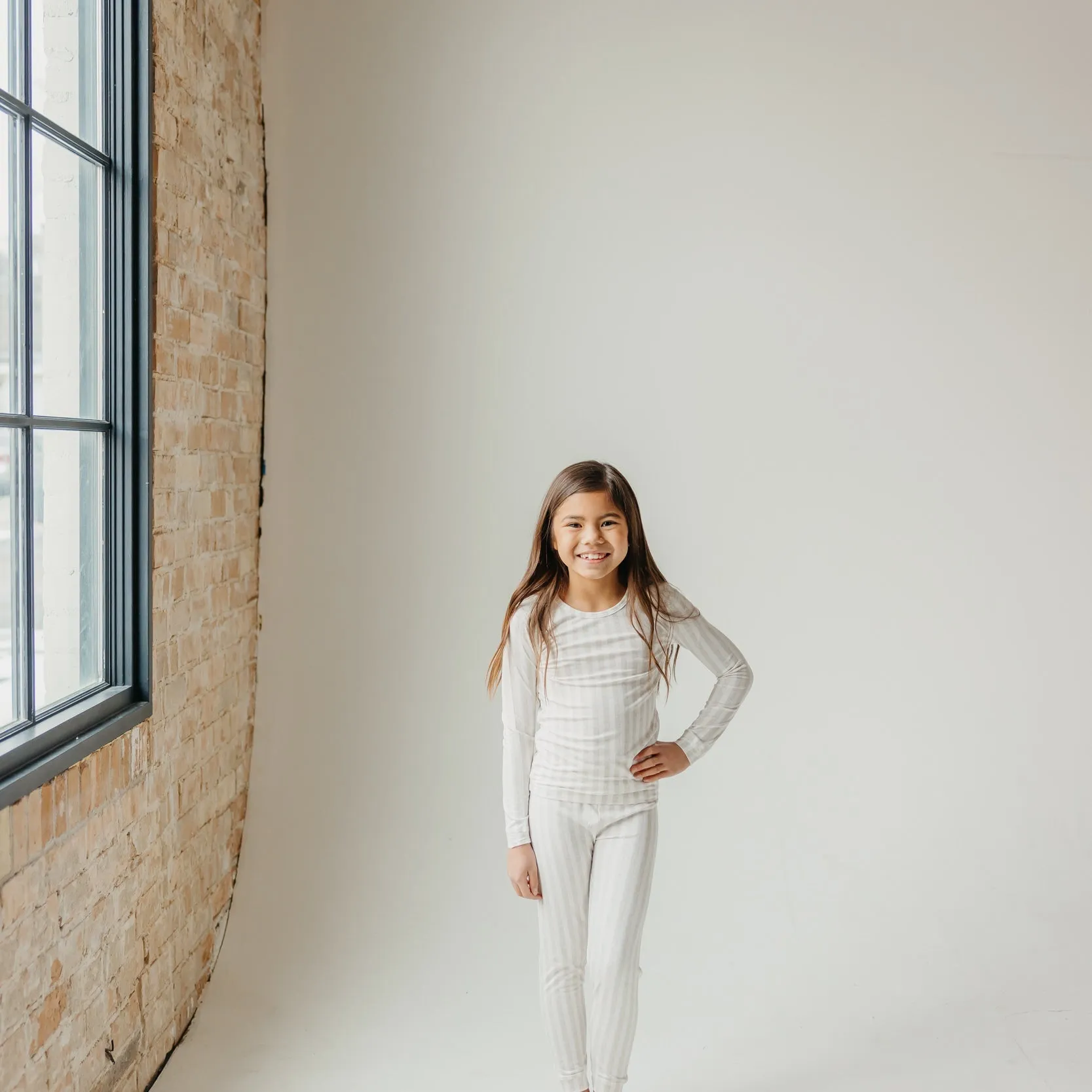 Copper Pearl 2-Piece Long Sleeve Pajama Set | Coastal