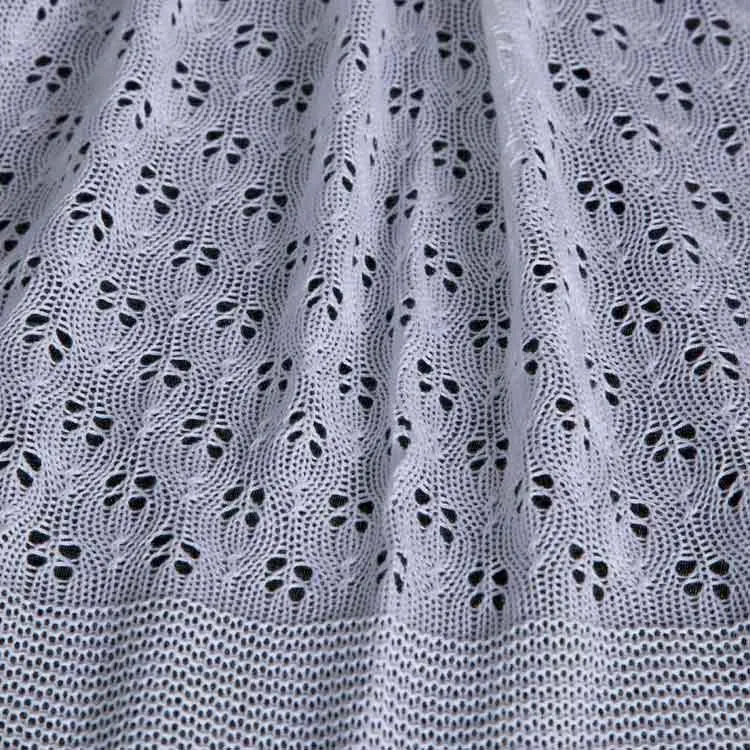 Cotton Christening Shawl White