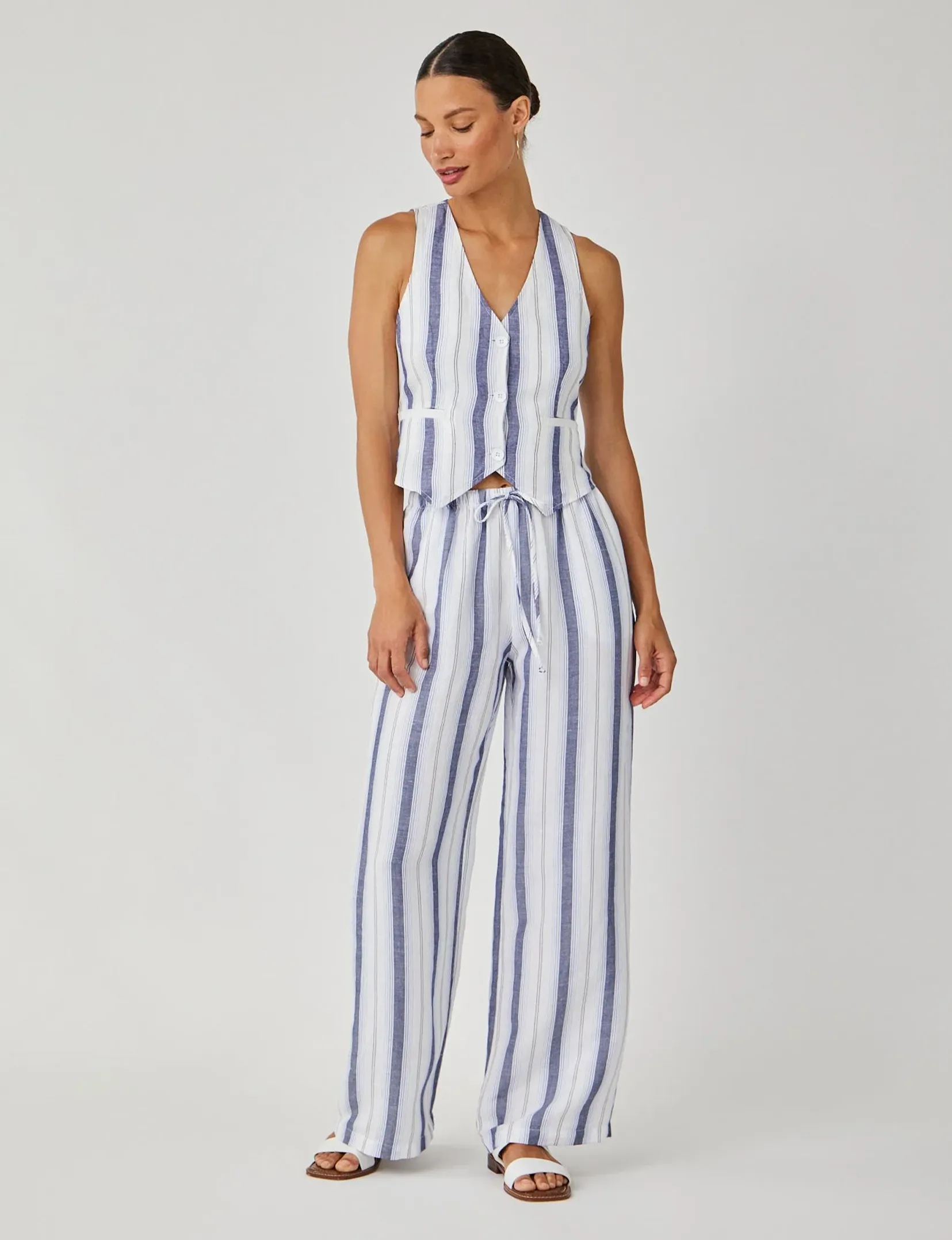 Easy Wide Leg, Coastal Ombre