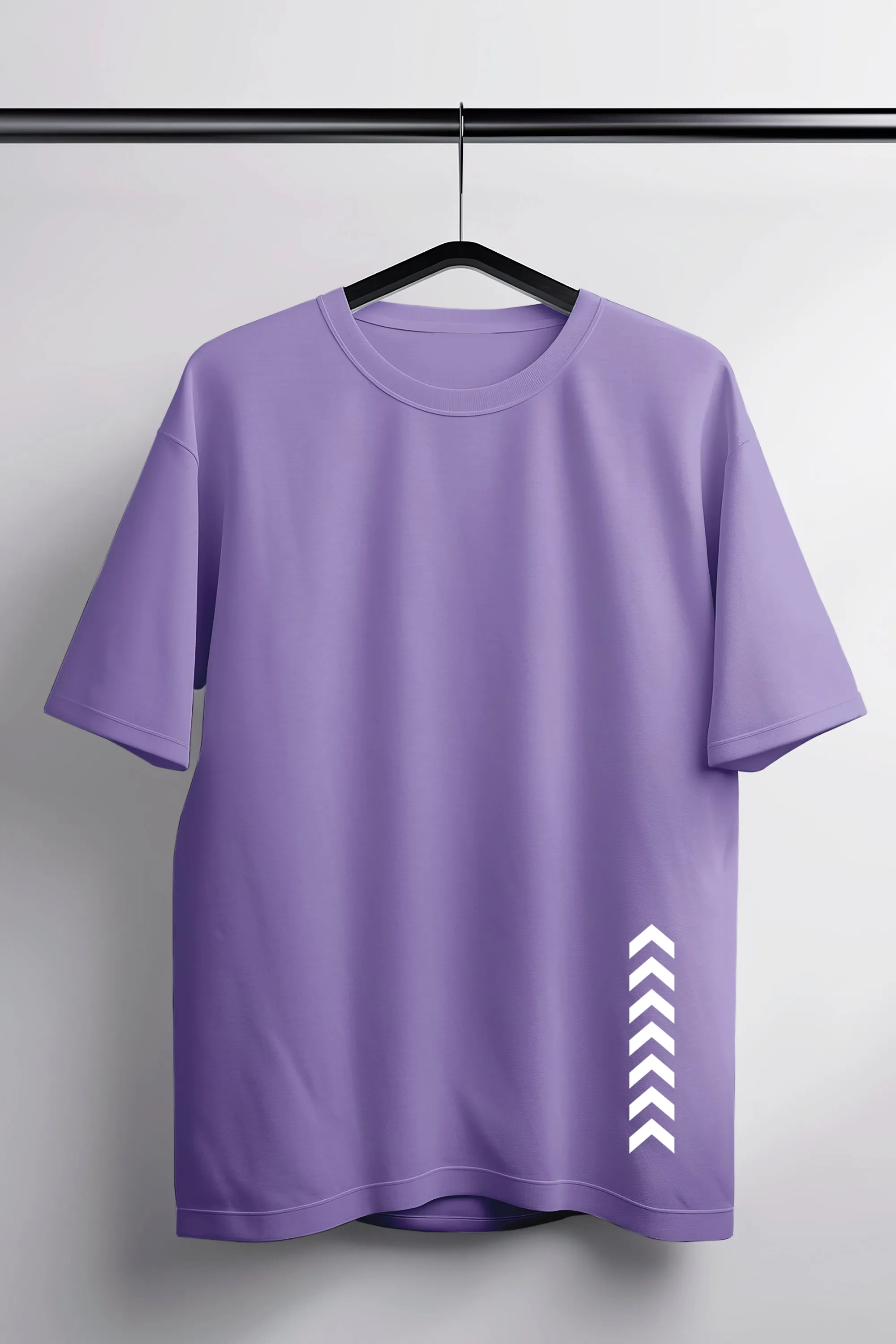 Influential Lavender Oversized Tee