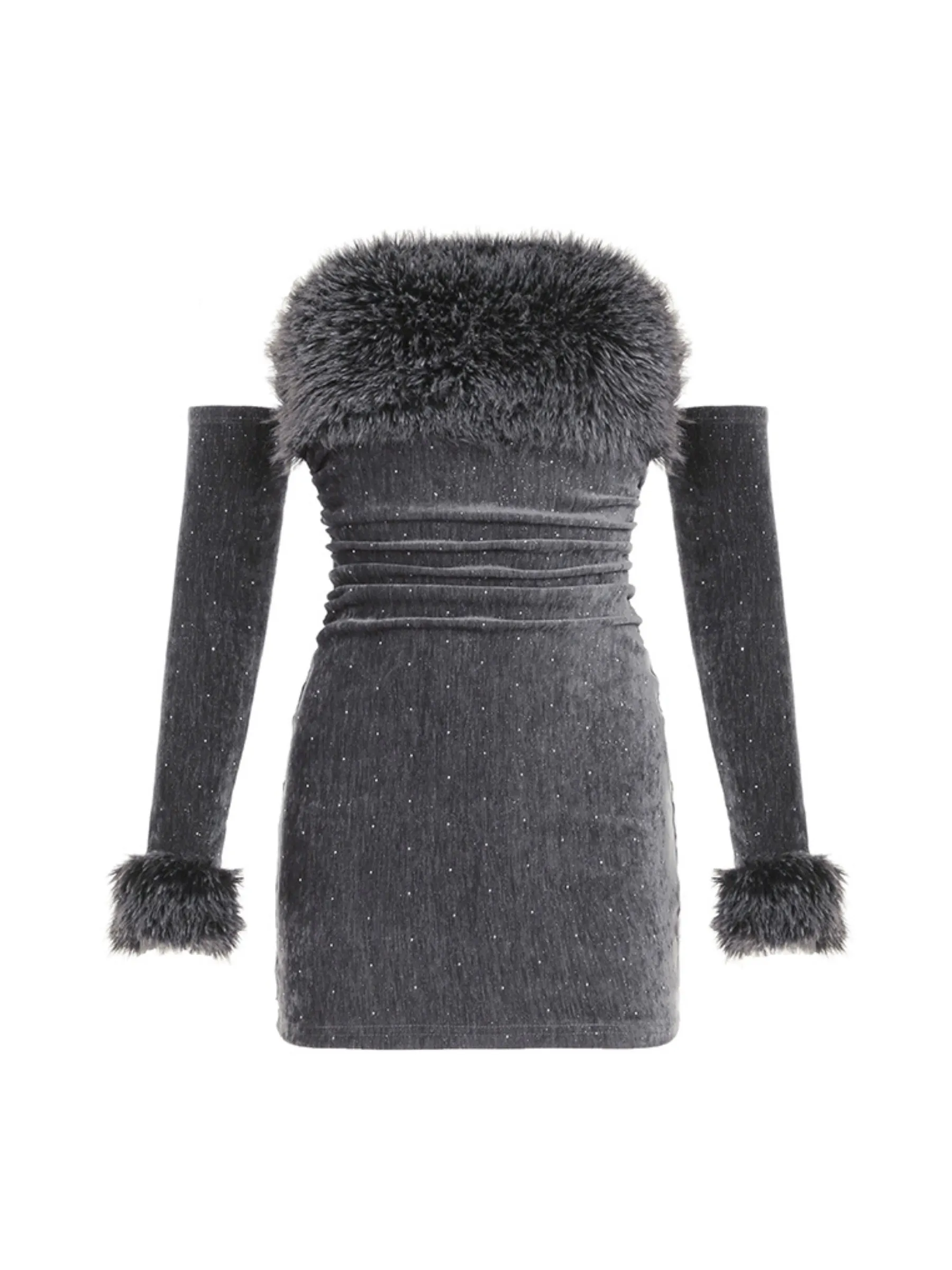 Laynie Patchwork Tube Top Dress