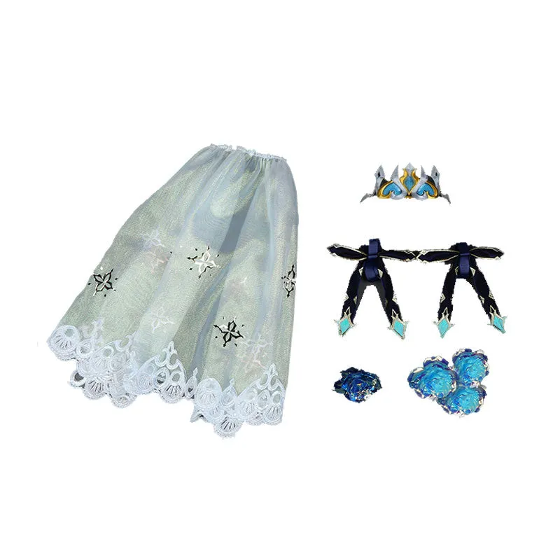 LOL Prestige Crystal Rose Gwen Cosplay Costume Halloween Costume