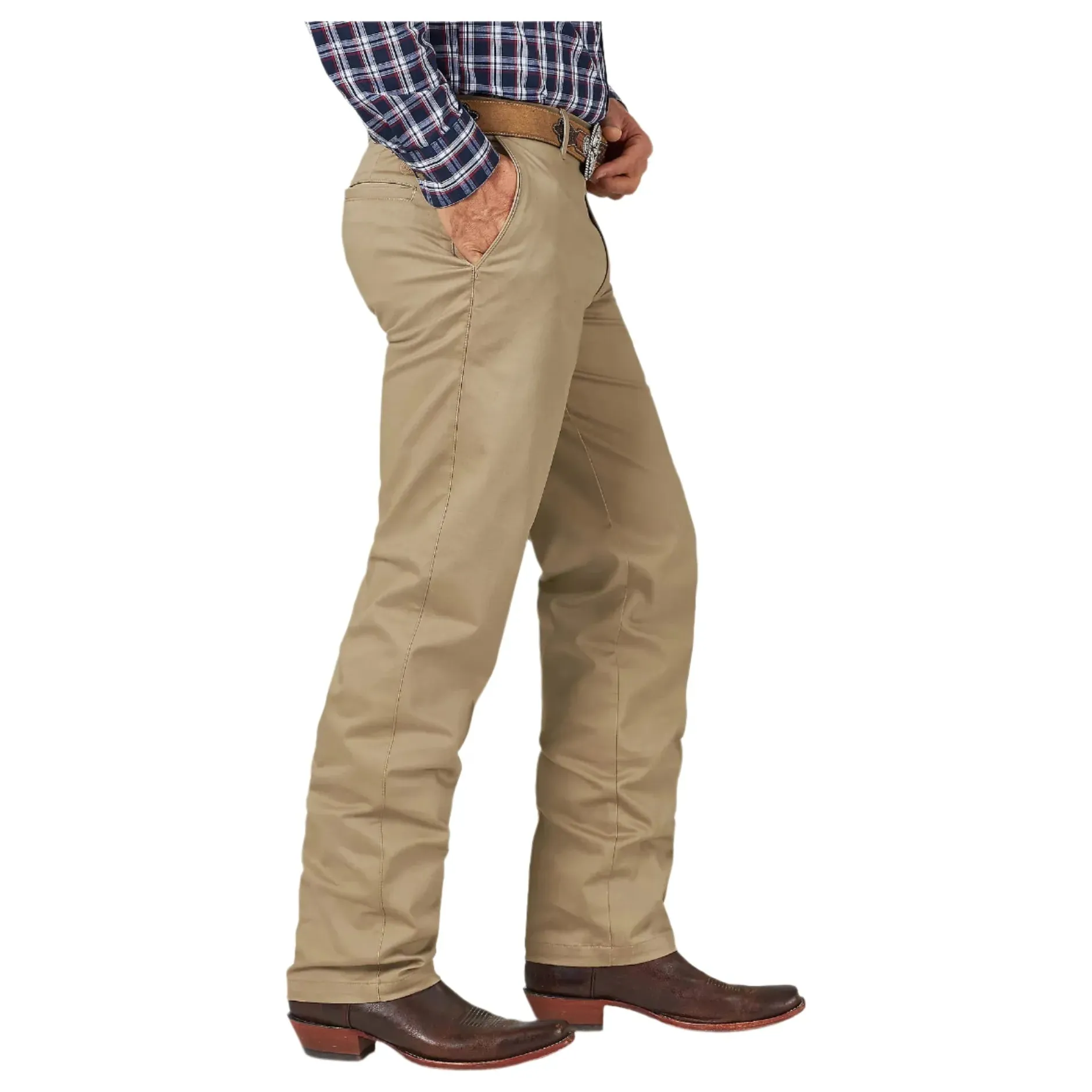 Men's Wrangler Casuals® Flat Front Relaxed Fit Pants 1000096KH