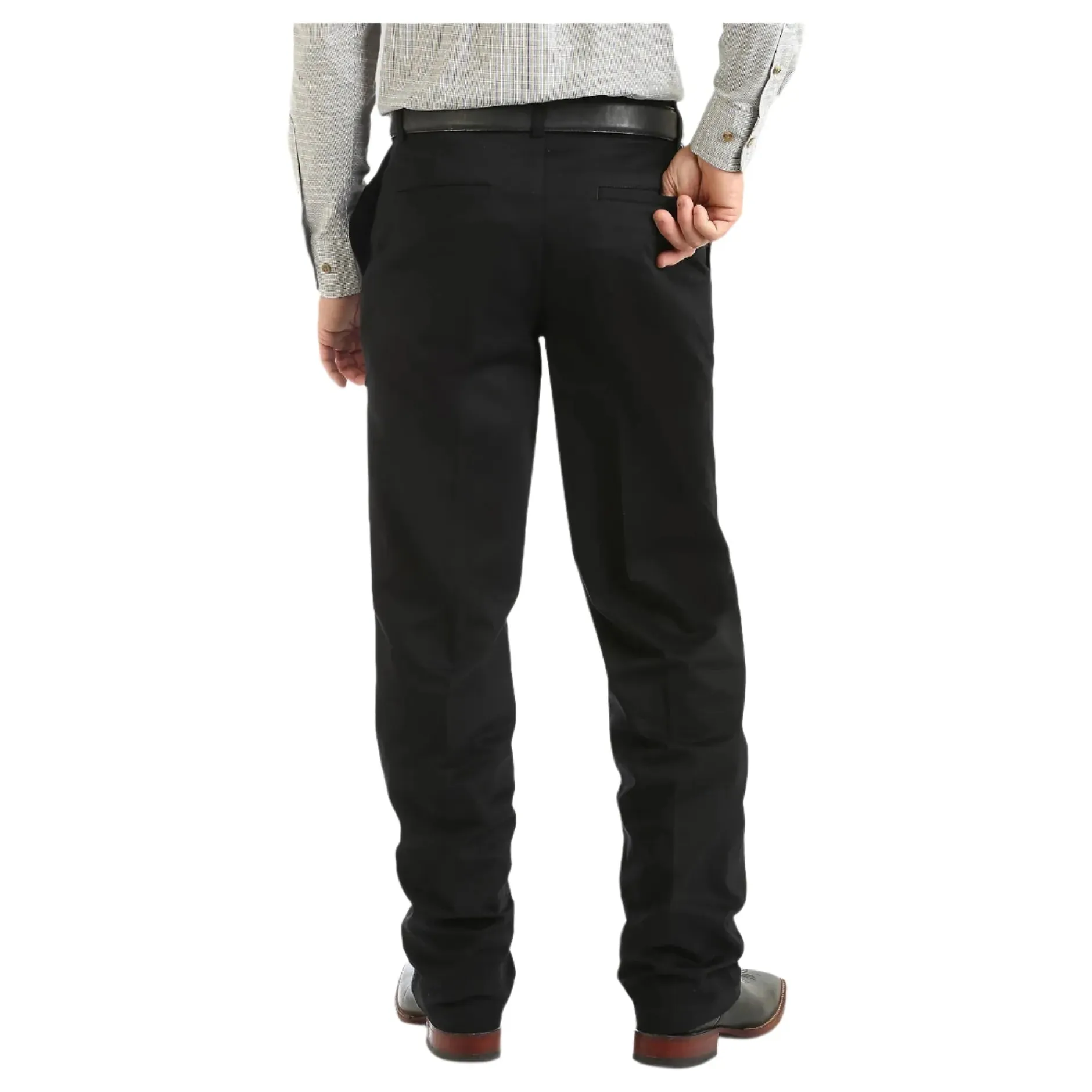 Men's Wrangler Casuals® Flat Front Relaxed Fit Pants 96BK