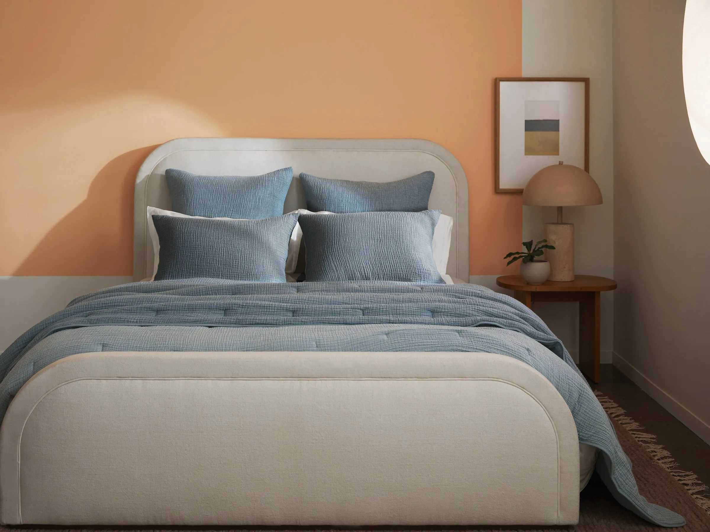 Organic Cloud Cotton Sham Set (Wave)