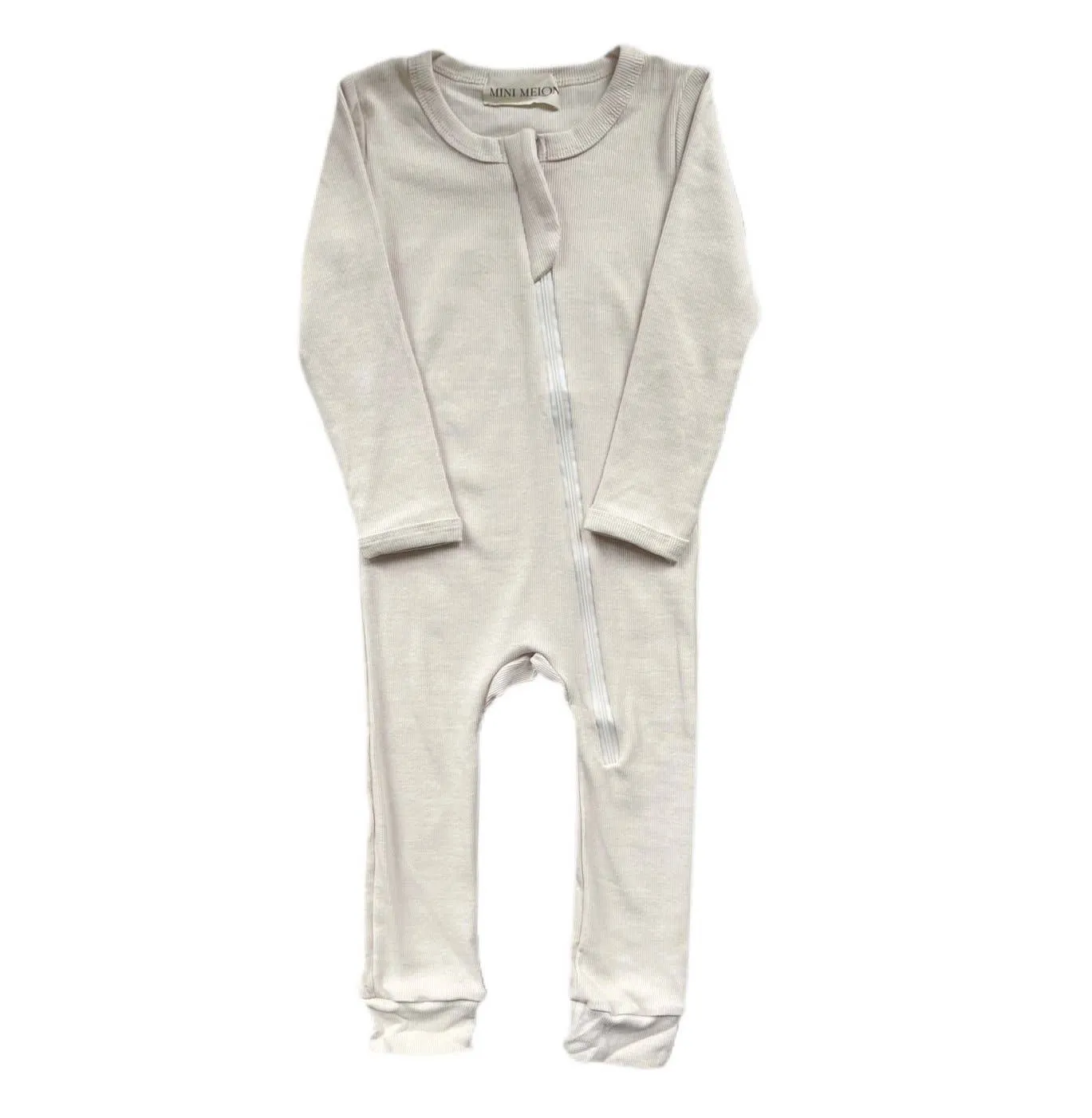 Organic Cotton Ribbed Footless Sleeper
