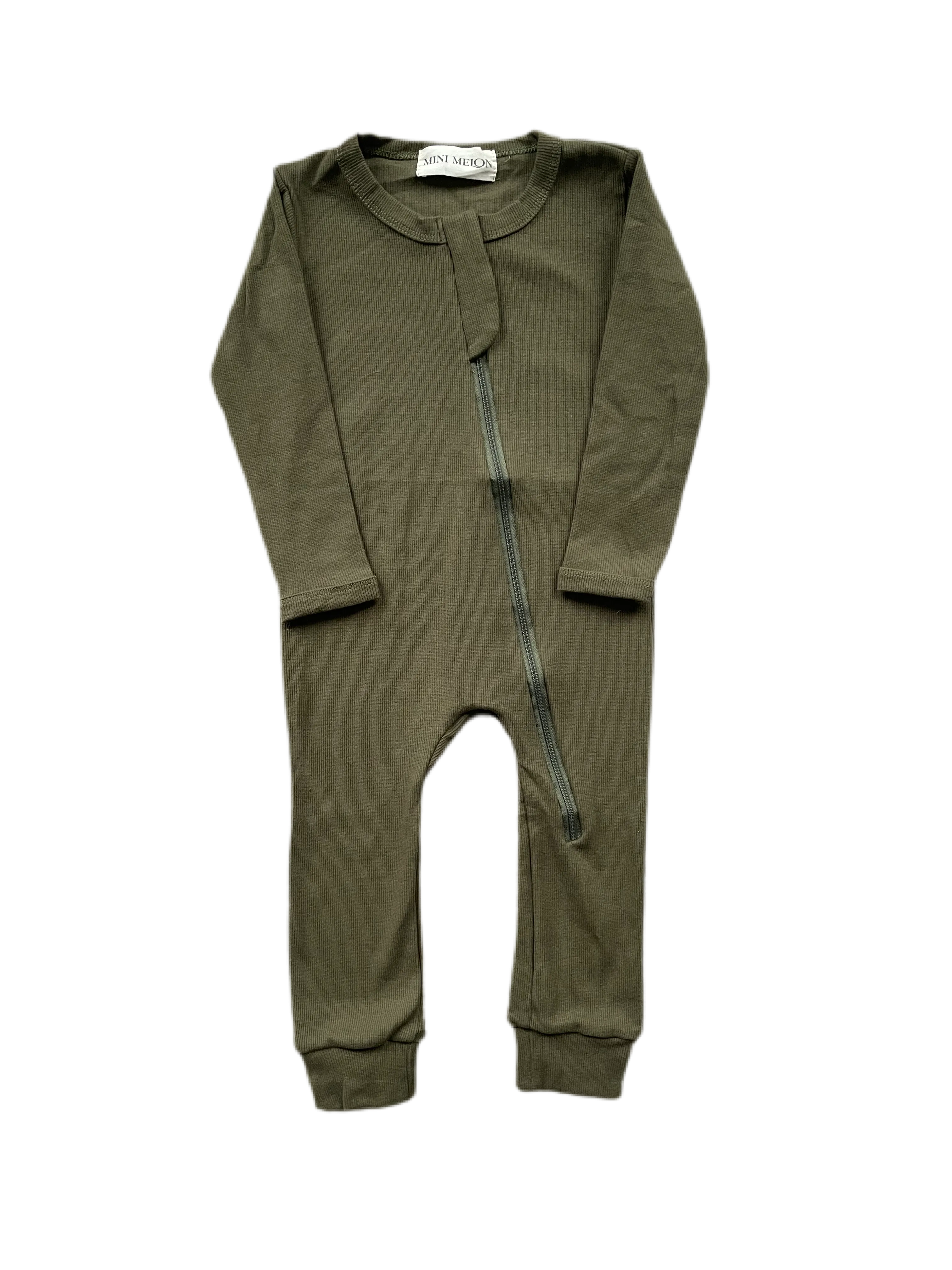 Organic Cotton Ribbed Footless Sleeper