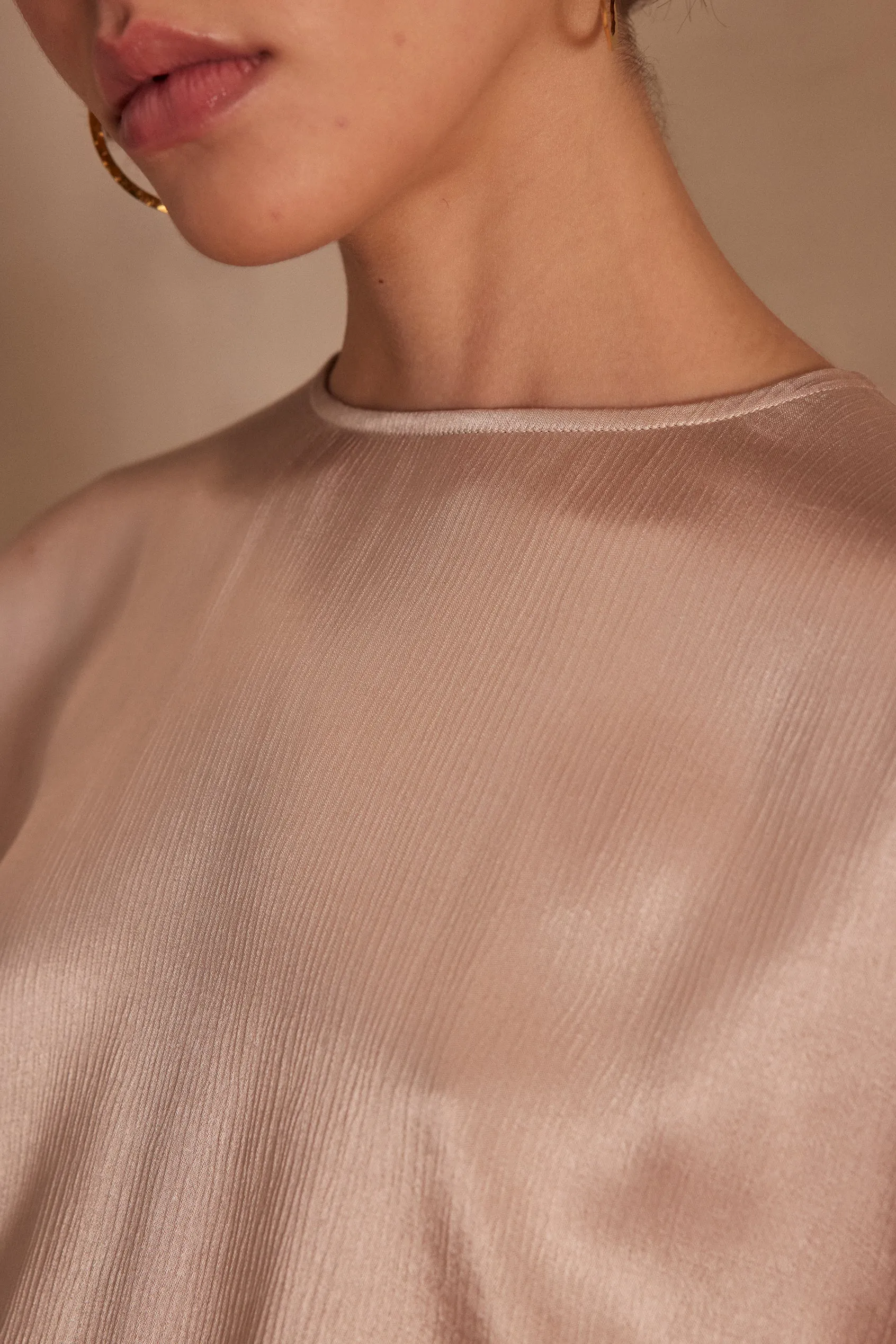 PENELOPE SATIN TOP