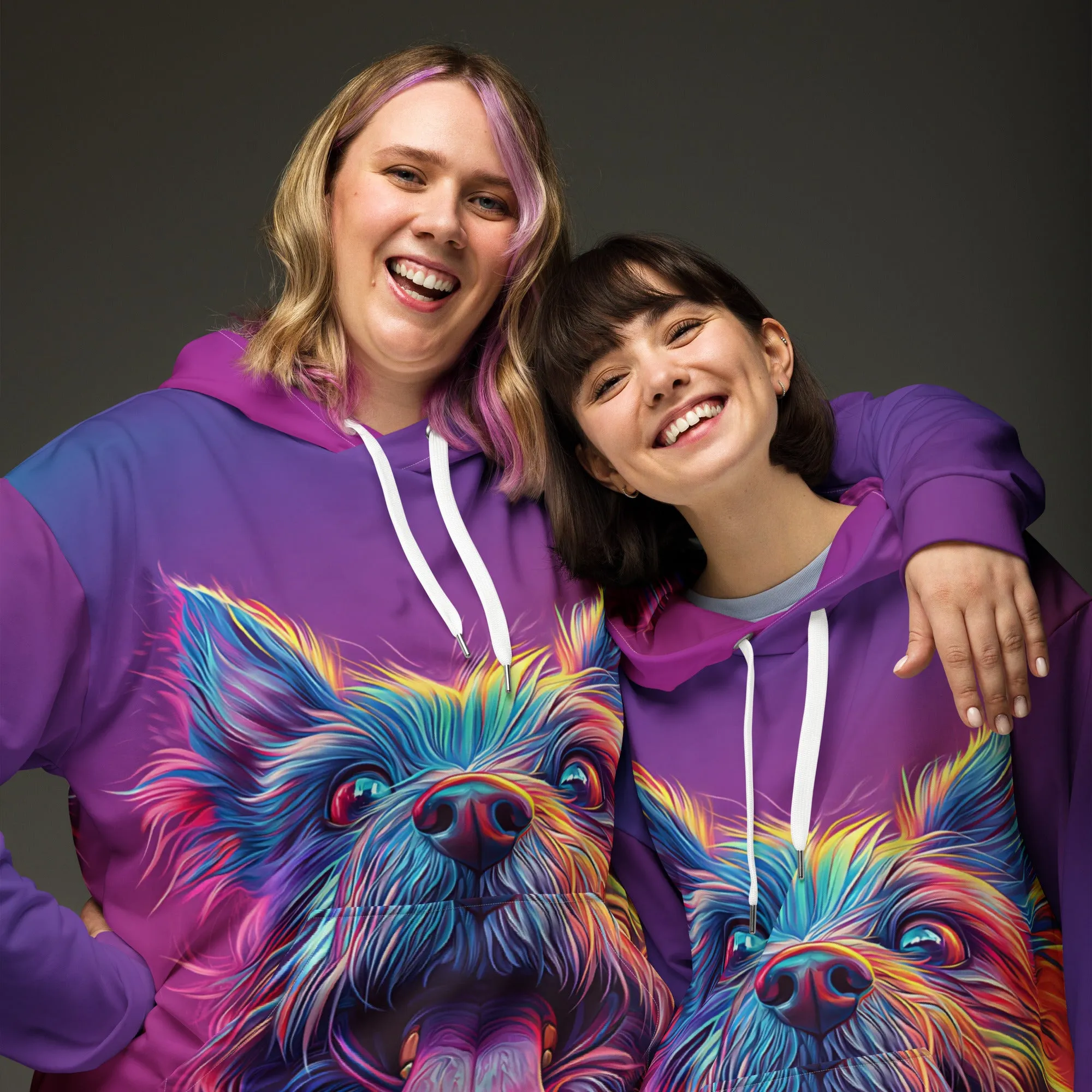 Playful Hues Unisex Hoodie