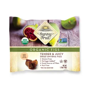 Sunny Fruit Organic Dried Figs 50g