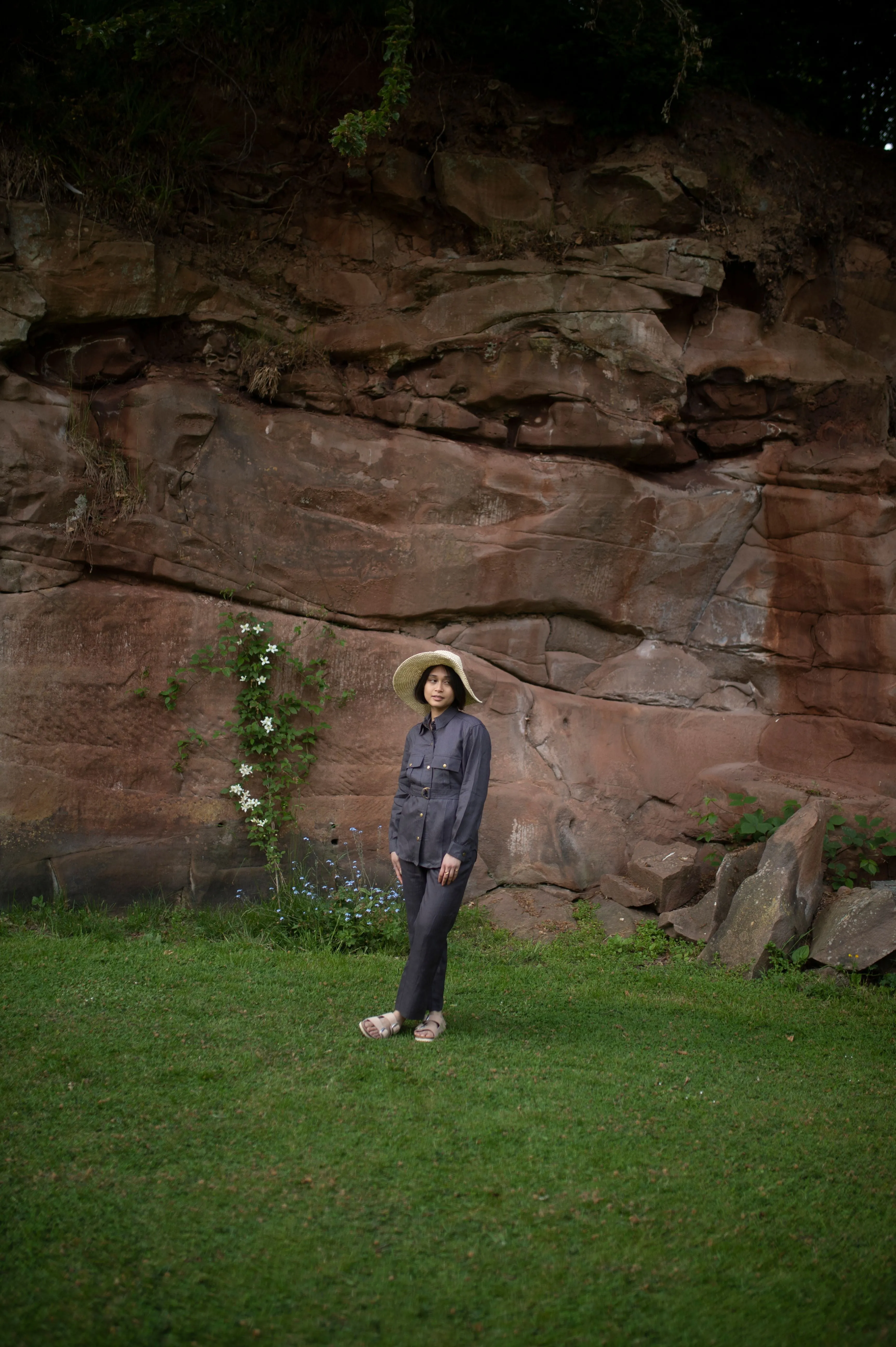 The Terra Tribe Charcoal Arizona Relaxed Shirt