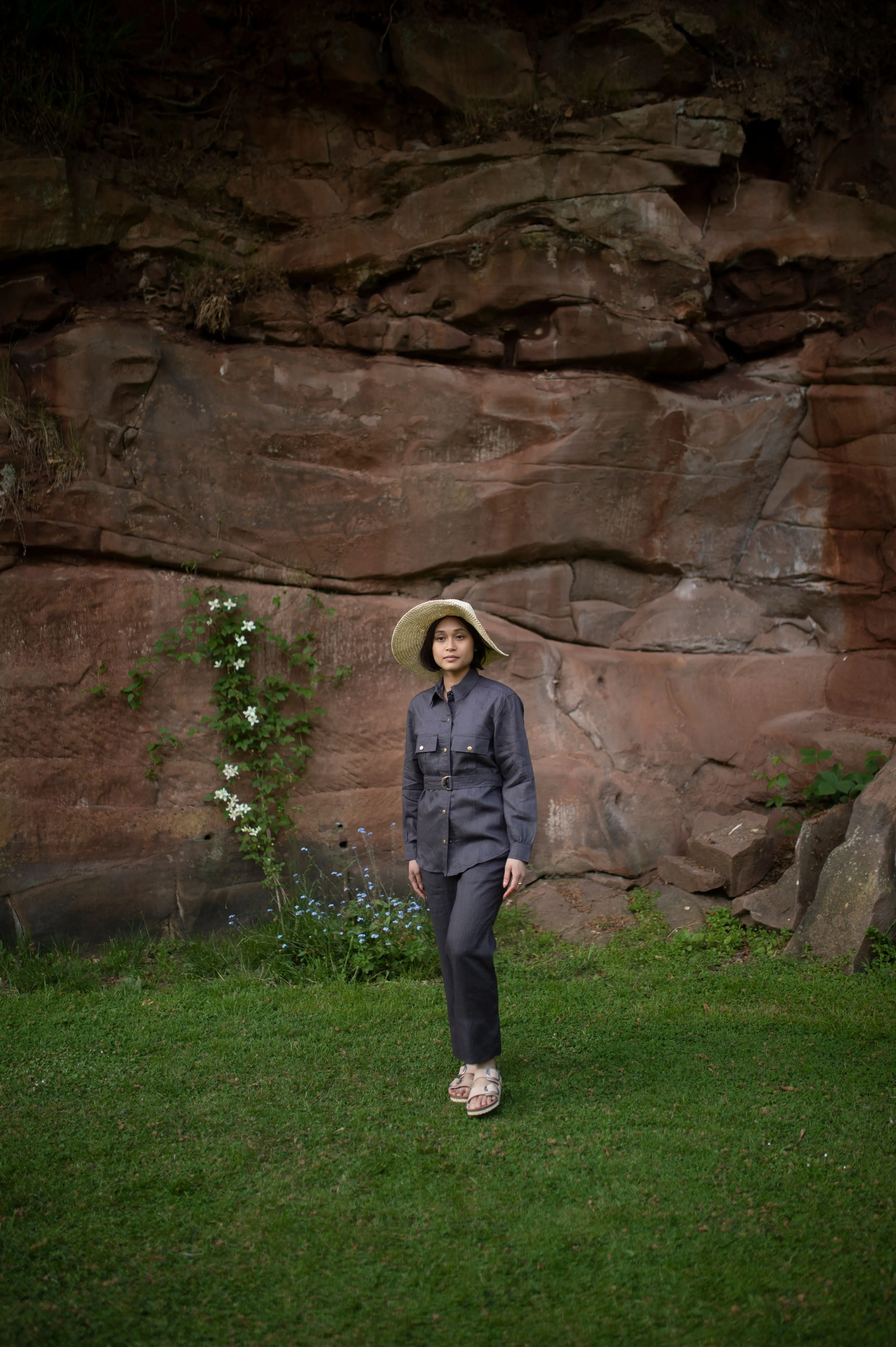 The Terra Tribe Charcoal Arizona Relaxed Shirt