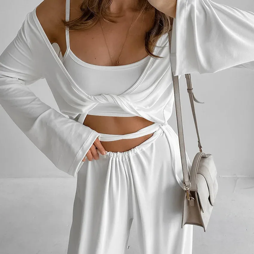 Three-piece Sleeping Home Clothes for Women