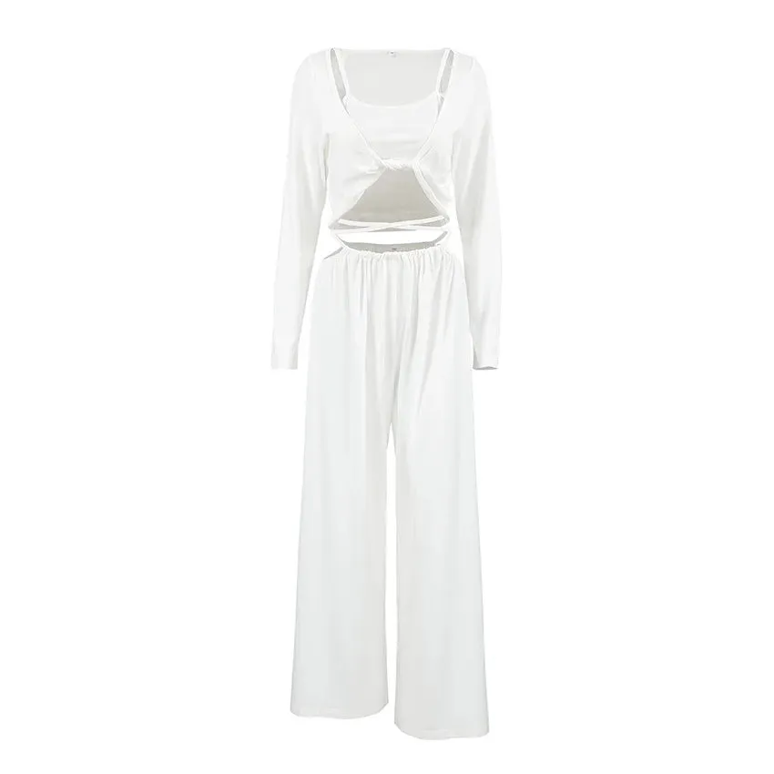 Three-piece Sleeping Home Clothes for Women