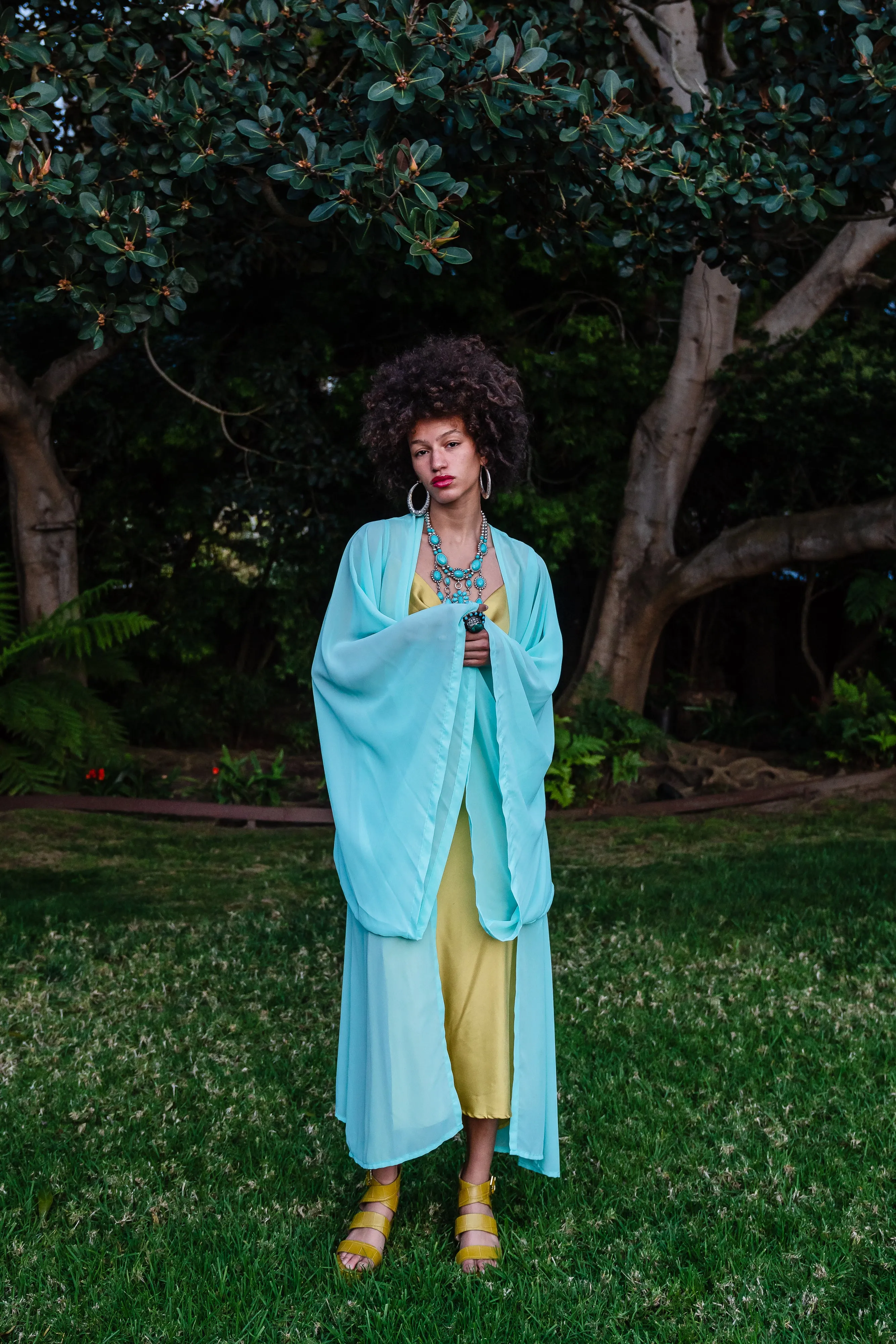 Tiffany Teal Kimono