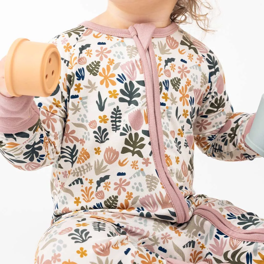 Tropical Paradise Bamboo Baby Pajamas