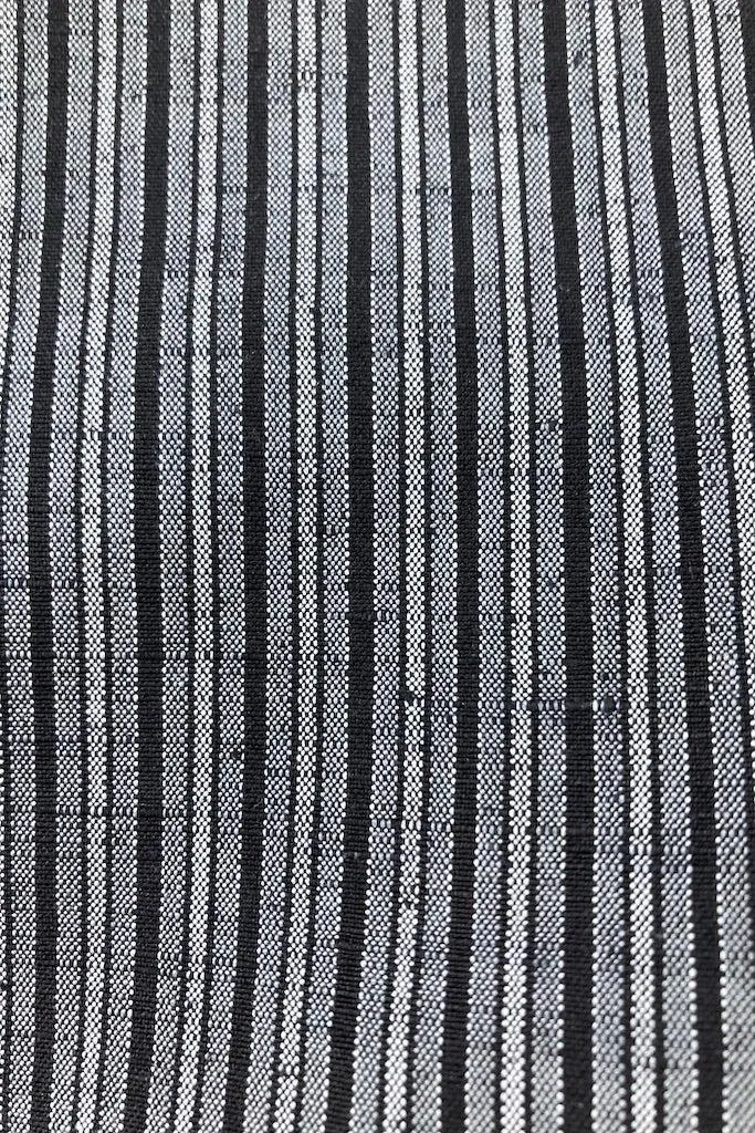 Vintage Black & Grey Pinstripe Kimono