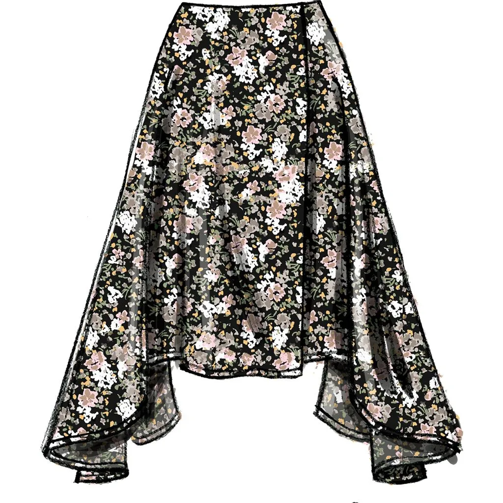 Vogue Pattern V8956 Misses' Skirt
