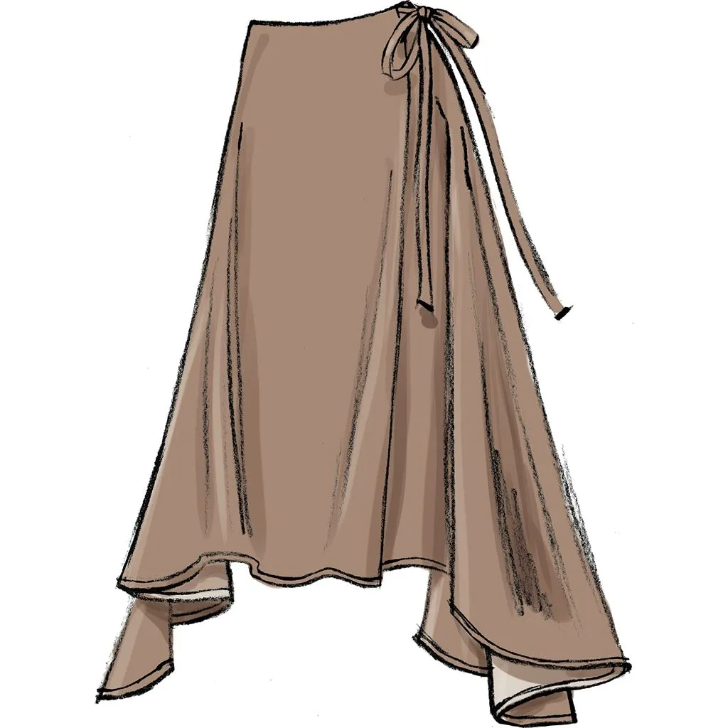 Vogue Pattern V8956 Misses' Skirt
