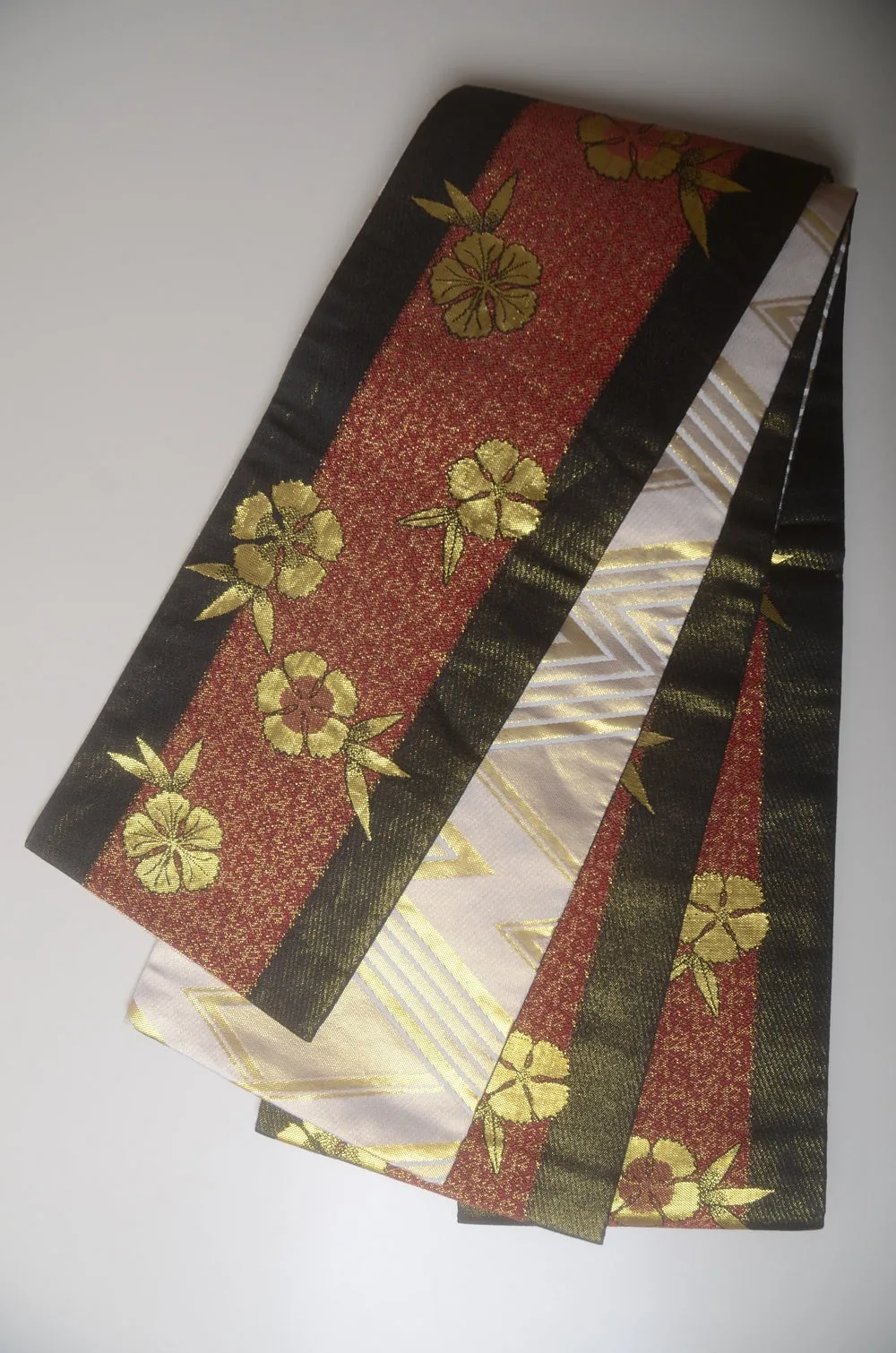 Woven & Dyed obi belt / HB #987